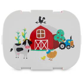 210211 Monbebe 3-packmonbebe Bento Lunch Box On The Farm 210211 Monbebe 3-packmonbebe Bento Lunch Box On The Farm