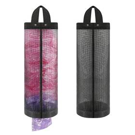 Moniko 955361344789 Plastic Bag Holder - 2 Pack Mesh Grocery Dispenser Foldable Washa