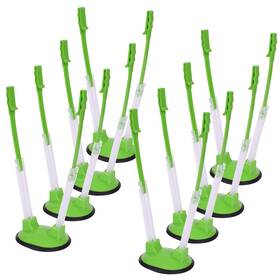 Monotonous 791523916311 Baggy Rack - 8 Pack Food Storage Bags Clip For Prep Bag/plastic Freez