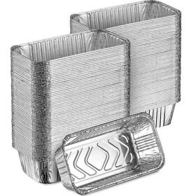 P2ll100c Montopack Aluminum Disposable Loaf Pans Deep Standard Size 8.5 Inch X 4.5