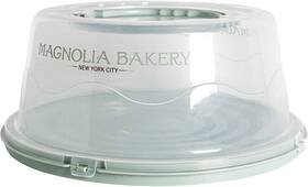 Mosjos 786460888562 Magnolia Bakery Round Cake Carrier Practical Plastic Keeper With Lid