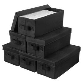 Dy-moukeren-1294 Moukeren 6 Pcs Dvd Storage Box With Lids And Handles13.2 X 5.9 5.... Fast Ship Dy-moukeren-1294 Moukeren 6 Pcs Dvd Storage Box With Lids And Handles13.2 X 5.9 5.... Fast Ship