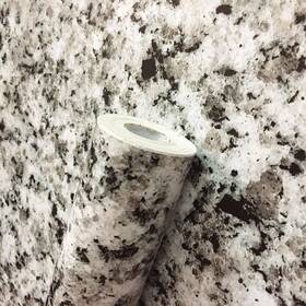 Moyishi 733430232122 Light White Granite Look Marble Gloss Film Vinyl Self Adhesive Counter Top Pe