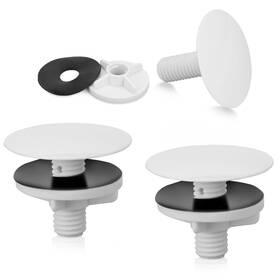 558913 Mozeat Lens 1 Acqkrkfn 3 Pcs Sink Hole Covers Caps Faucet Cover White Kitchen 2 Inch