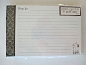 Mp Silverware Lined Recipe Cards 36 4x6 Cookbook Chef Cook Book Organizer Pack Mp Silverware Lined Recipe Cards 36 4x6 Cookbook Chef Cook Book Organizer Pack