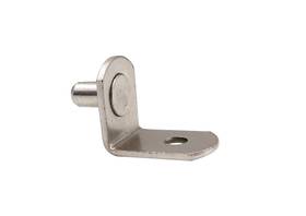 Mphkfde 786194332539 50 Pcs Shelf Pegs With Hole L-shaped Nickel Plated Pins 5mm Cabine