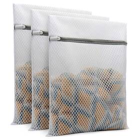 Muchfun 711393765583 3pcs Durable Honeycomb Mesh Laundry Bags For Delicates 12 X 16 Inches 3 Medi