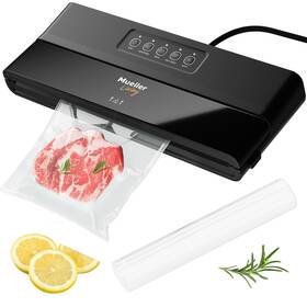 Mueller 060554560844 Muellerliving Vacuum Sealer Machine Compact Kit With Bags/roll