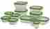 Mw1475 Sears Outlet 24pc Food Storage Container Set With Green Lids 852038004754