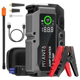 3000a Myants 644134746450 Car Jump Starter With Air Compressor 8l Gas/8l Diesel Peak 12v Auto B