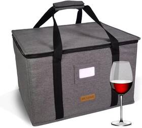 Myluxe 313052299200 Wine Glass Storage Containers - Factory Seconds Stackable B