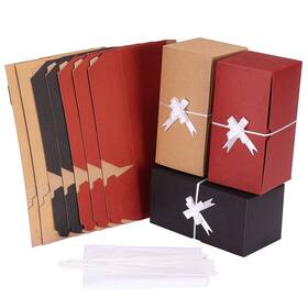 8596733 Mypresentforyou Mpfy- 10 Pack 9 X 4.5 Inch Assorted Color Gift Boxes With Lids For P