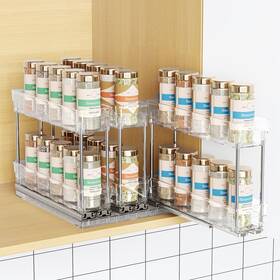 587-5 Mystozer Pull Out Spice Rack Organizer For Cabinet Slide Racks E 587-5 Mystozer Pull Out Spice Rack Organizer For Cabinet Slide Racks E