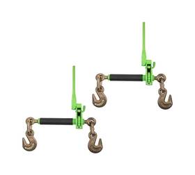 Mytee Products 199145015007 2 Pack 1/2 Inch - 5/8 Hi-viz Green Heavy Duty Folding Handle Ratc