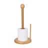 N-a Cyanbamboo Paper Roll Stand Bamboo Tear Towel Holder 0607595780739