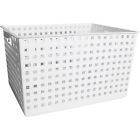 N-a Interdesign White Modulon Household Storage Basket For Closet 0081492470014 N-a Interdesign White Modulon Household Storage Basket For Closet 0081492470014