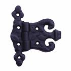 N-a Renovators Supply Door Or Cabinet Hinge Black Wrought 0096962361624