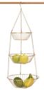 N-a Rsvp International Copper Tier Hanging Wire Metal Basket 0053796400035