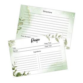 N D 787942980187 Greenery Bridal Recipe Cards Doublesided Sage Green No N D 787942980187 Greenery Bridal Recipe Cards Doublesided Sage Green No