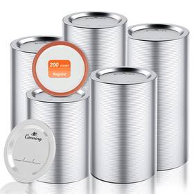 Nazano060 Nazano 731716515662 200pcs Regular Mouth Canning Lids 70mm Mason Jar For Reusable