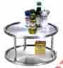 Nc-00213 Cook N Home 2 Tier Lazy Susan Stainless Steel Non Skid Feet Kitchen Table Decor Gift New