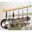 Nc-00269 Usa Homeware Cooks Standard Wood Single Bar Pot Rack Set Best Price 0851272002694