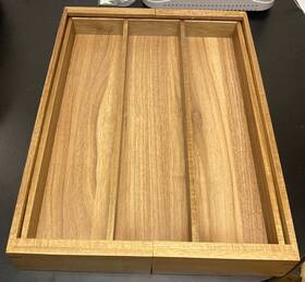 6600-9080-ac Neat Method Natural Acacia Wood Storage Drawer Inserts 18 Inch /22 X13x2.5 New