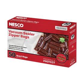 Vsbq-z50 Nesco Vacuum Sealer Quart Zipper Bags - 50 Count