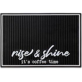 Nm-013 New Mungo Coffee Bar Mat - Station Accessories Decor Rise And Shine Its Nm-013 New Mungo Coffee Bar Mat - Station Accessories Decor Rise And Shine Its