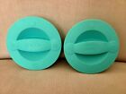 New Pyrex Teal Replacement Cover Lid For 2 Cup Measuring Set Of