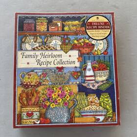 New Seasons 042799754313 Family Heirloom Recipe Collection Deluxe Binder