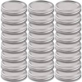 122402020 Newk 24-piece Wide Mouth Mason Jar Lids And Bands Reusable Metal Canning Lid