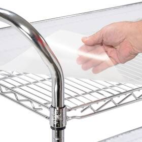 Nexel 707022115698 Inch Translucent Shelf Mat 18 W X 36 L Clear