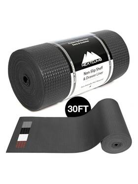 Nextclimb 696952132120 Drawer And Shelf Liner - Truly Non-slip Thick Waterproof Reusable Durable K Nextclimb 696952132120 Drawer And Shelf Liner - Truly Non-slip Thick Waterproof Reusable Durable K