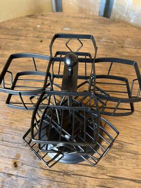 Nhz 731525276617 Tea Bag Storage And Organizer Holder Black Powder Coated Stainless S