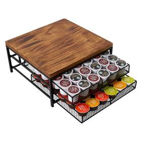 Nhzkcup2 Nhz Coffee Pod Drawer Holder For K Cup 2-tier Organ