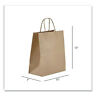 Nk13713 Prime Time Packaging Kraft Paper Bags Mart Natural