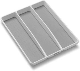 29100 Nobrand Soft Grip Non-slip Utensil Tray 3 Compartments Bpa Free