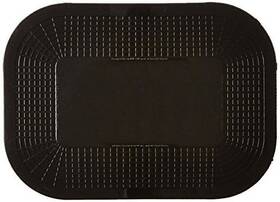 50-1590blk Nobrand Dycem Non Slip Rectangular Placemat