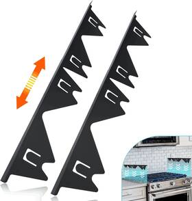 Alm-01 Nobrand Retractable Stove Gap Covers 2 Pack 13.8 Inch -27.5 Length Heat Resistant
