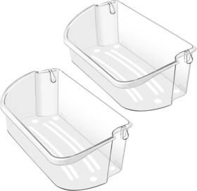 Ffss2615te0 Nobrand 2 Pack Refrigerator Door Bin Replacement Length 15.38 Inch