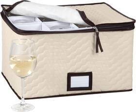Hs-70932 Nobrand Storage Box Holds 12 Glasses Up To 10 Inch