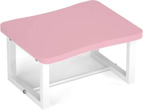 Sk400p Nobrand Pink Wood Step Stool For Adult Kitchen Bedroom Bathroom 500lbs