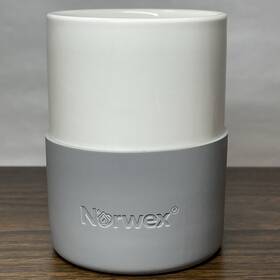 N0002927 Norwex Porcelain Sink Caddy Cup W Gray Silicone Sleeve Kitchen Bathroom 4.25 Inch T N0002927 Norwex Porcelain Sink Caddy Cup W Gray Silicone Sleeve Kitchen Bathroom 4.25 Inch T