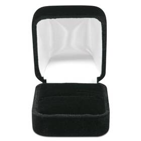 Novel Box Company Ltd. 636676694573 Black Velvet Jewelry For Ring 1.75x1.87x1.37 Inches - Stylish G