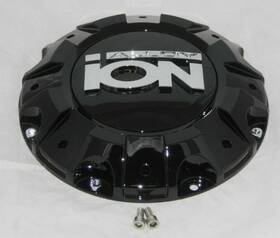 C10194028b Nprtuvxz C824401b 1pc Ion 187 Bolt On Wheel Center Cap Gloss Black C10187b