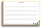 Nrc0003 Neatz Floral Recipe Cards
