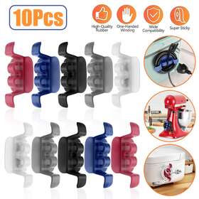 Nsi 601549054501 10pcs Cable Winder Cord Wrap Organizer Holder For Kitchen Appliances Utensils Us Nsi 601549054501 10pcs Cable Winder Cord Wrap Organizer Holder For Kitchen Appliances Utensils Us