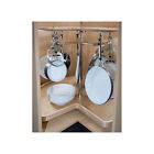 Nsls-km-28-7 Wood Not So Hook Organizer Lazy Susan