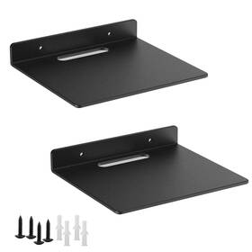 Als01-2 Nutnaph Small Floating Shelf 3mm Thick 6.5 Inch Wall Metal Shel
